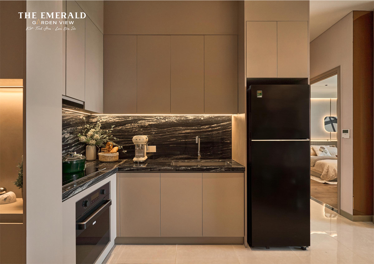 Khu bếp Emerald Garden View